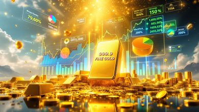 طلا میتازد، بزرگترین رشد هفتگی از ۲۰۲۰ | آیا قله ۶٬۰۰۰ در دسترس است؟